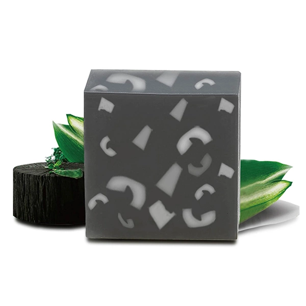 OEM Bamboo Charcoal Handmade for Oil Skin Crystal Glow Soap 2023