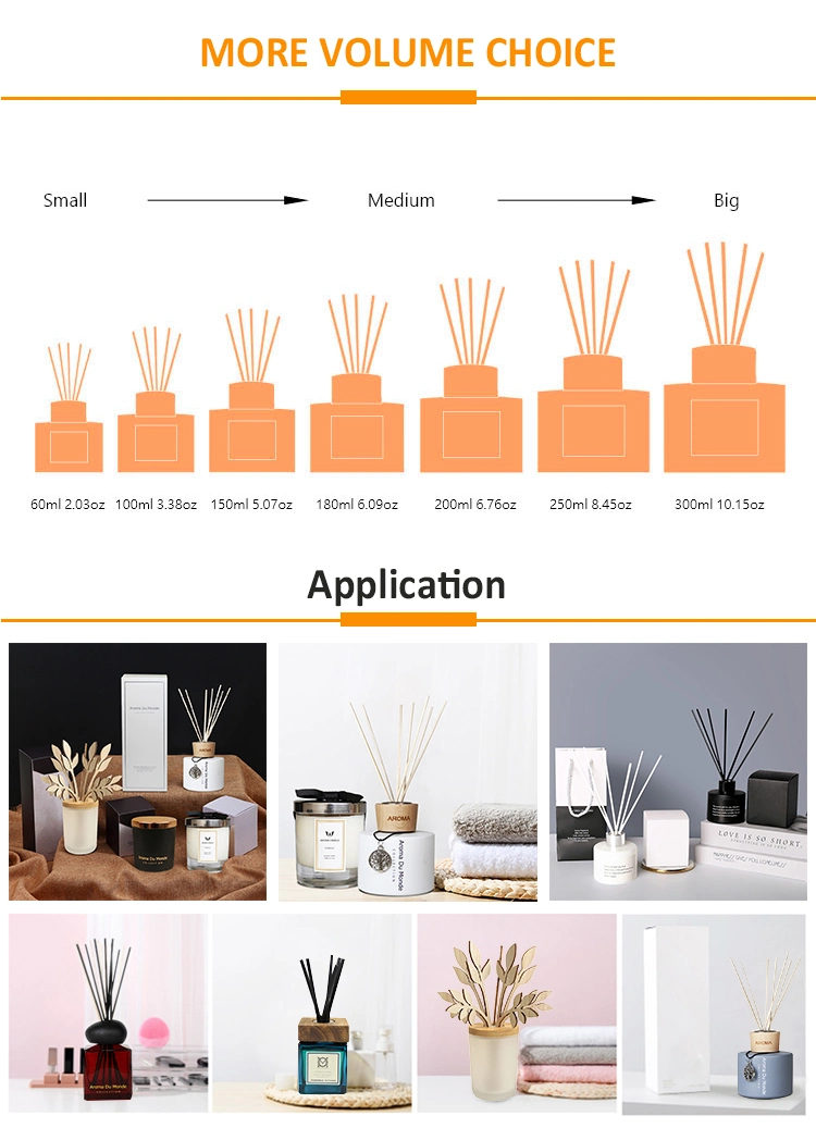 45ml Fragrance Solution with 10% Fragrance Home Aroma Reed Diffuser Glass Bottle