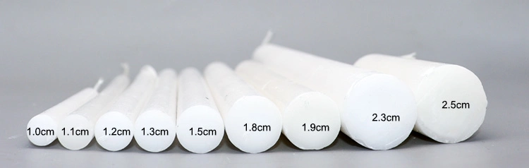 Wholesale White Candles Africa Wax Bougies 18g Velas Stick Pillar Decorative Household Candles