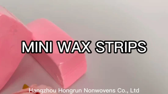 Pink Hair Removal Strips Non Woven Wax Strips Body Care
