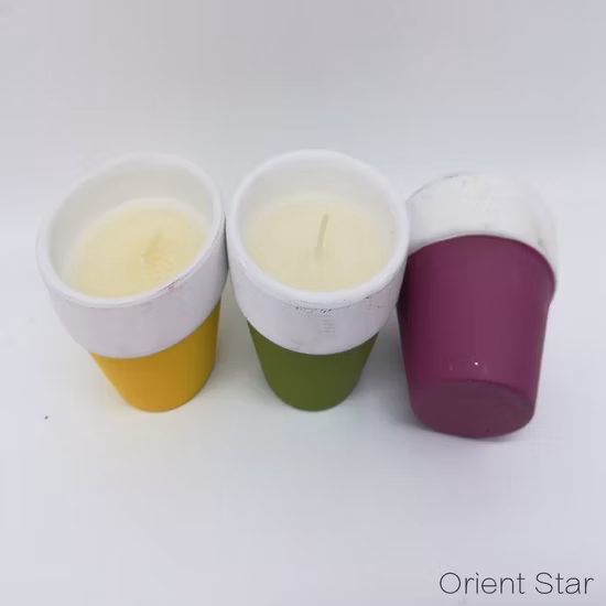 Marbled Ceramic Scented Candles Home Decor Wedding Atmosphere Candles Aromatharapy Candles
