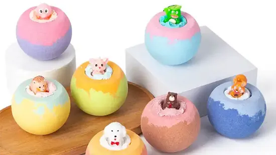 Handmade Bubble Rich Pure Essential Oils Shea Butter Coconut Oil Birthday Valentines Christmas Bath Bombs for Kids 