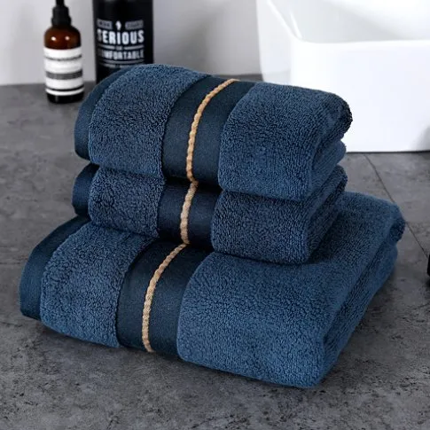 Ready to Ship Luxury Premium Custom Organic Cotton Bath Towel Gift Set 