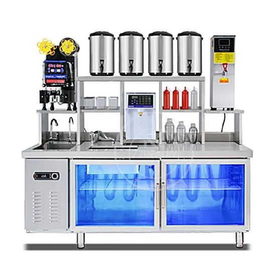 New Type Customized Bar Counter Station Milk Tea Service Cocktail Bar 