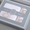 Luxury 100% Cotton Logo Hotel Bath Towel Gym Sports Towel Beauty Salon SPA Gift Box Cotton Towel Set 